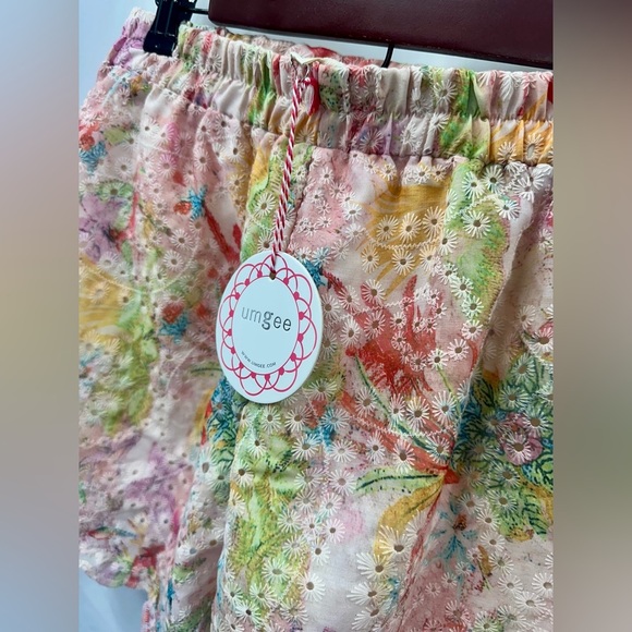 NWT Umgee eyelet floral shorts size S - Picture 5 of 8
